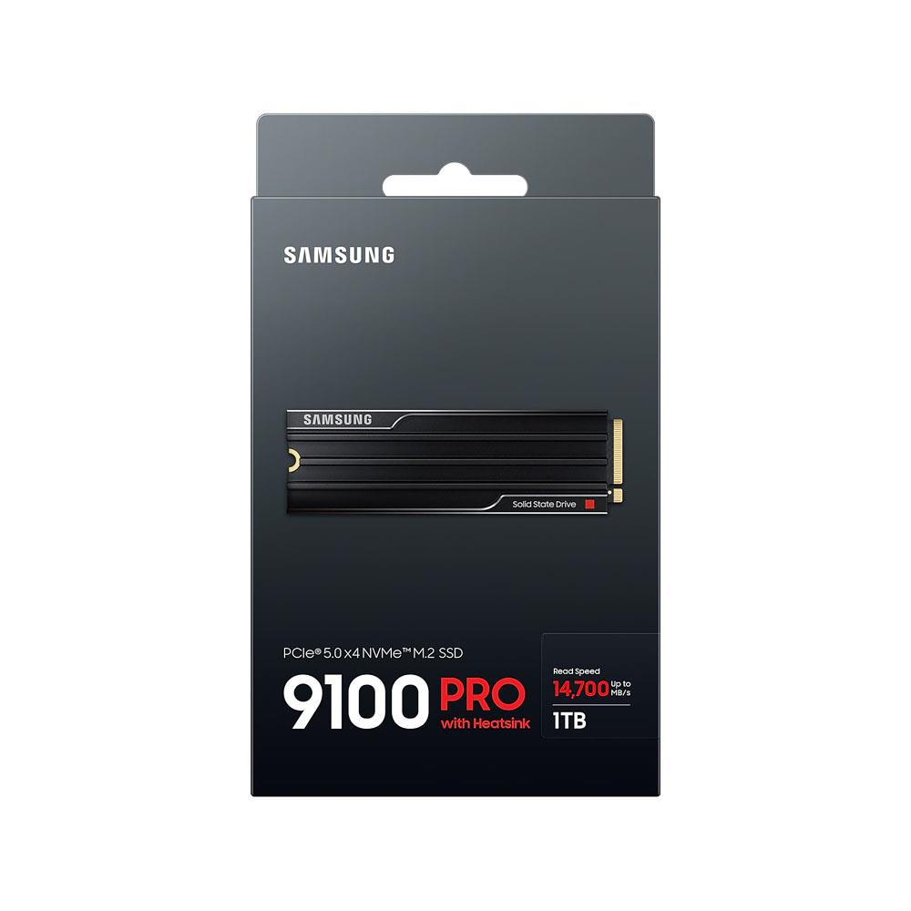 Samsung 1TB 9100 PRO HEATSİNK GEN5 NVMe M.2 SSD (Okuma Hızı 14700MB / Yazma Hızı 13300MB) 9672
